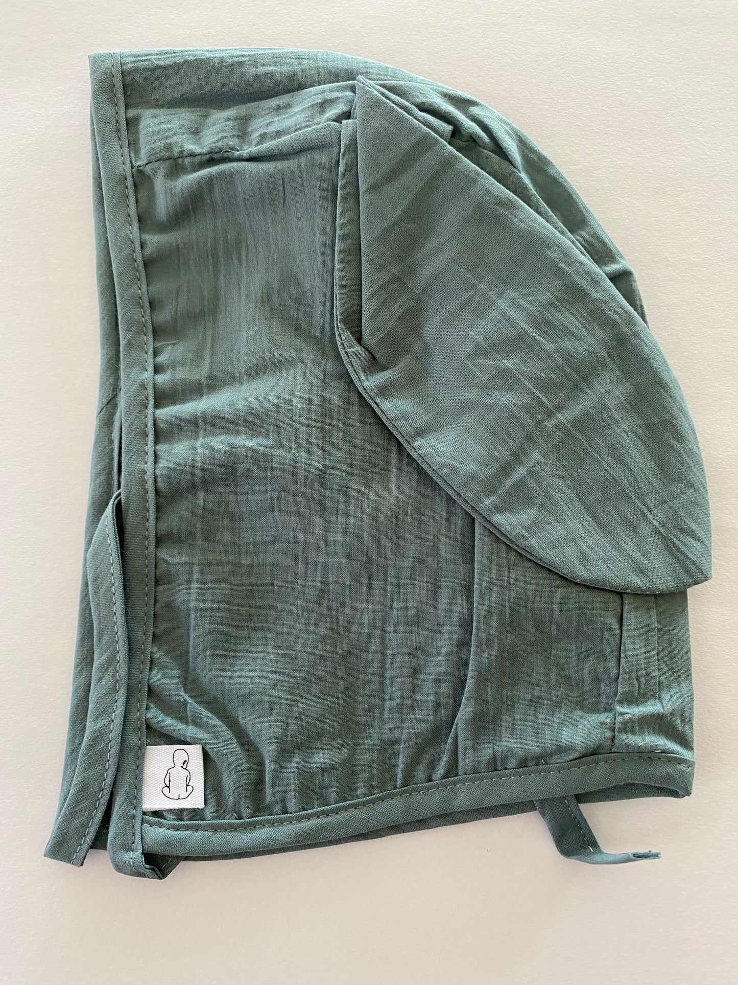 Bonnet with Ears - Pewter Blue