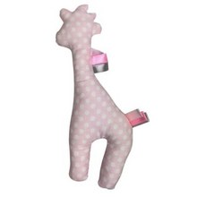 Load image into Gallery viewer, Gary the Giraffe Rattle - Pink